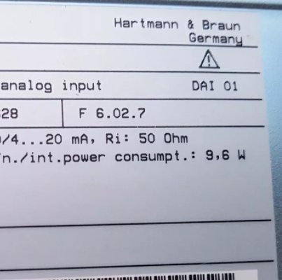 ABB DAI01 0369628M - Analog Input Module