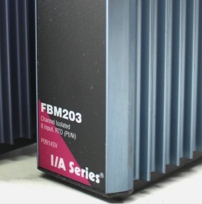 FBM203 - Foxboro Channel Isolated 8-Input RTD