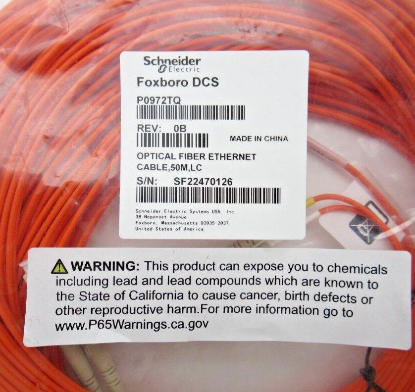 P0972TQ - Foxboro Fiber Optic Cable